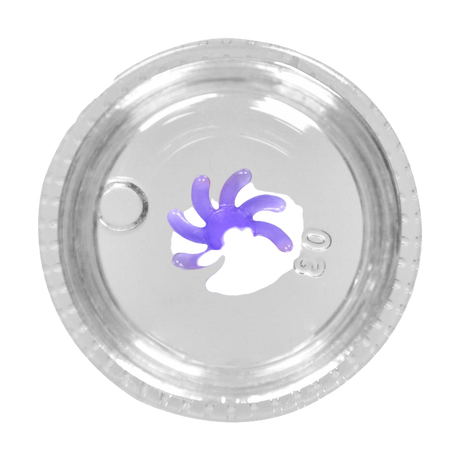Calibear Terp Spinner with heavy wall borosilicate glass, top view, for concentrates