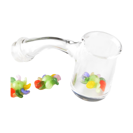 Calibear Terp Spinner made of thick borosilicate glass, 25mm diameter, for concentrates