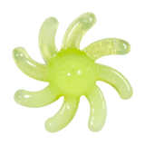 Calibear Terp Spinner in Milk Green, 25mm Borosilicate Glass, Thick Wall for Durability, Top View
