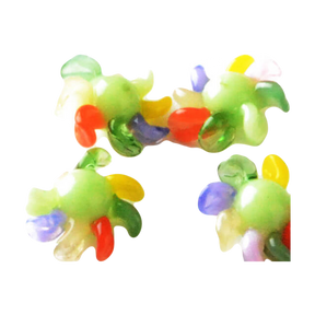 Calibear Terp Spinner set for Dab Rigs, 25mm Borosilicate Glass, Heavy Wall, Top View
