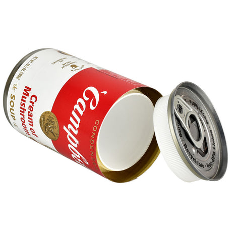 Campbell's Mushroom Soup Can with Secret Stash Compartment, 10.5oz - Angled View