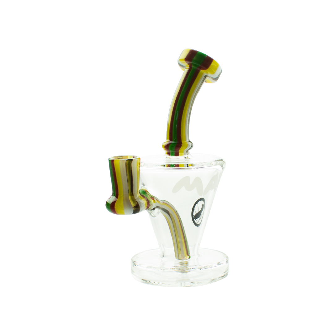 MAV Glass Candy Cone Rig Front View with Striped Accents and MAV Logo