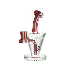 MAV Glass Candy Cone Rig with Striped Accents - Front View on White Background