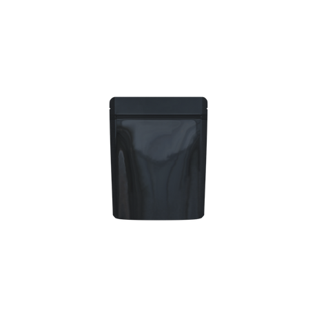 Cannaline Smell Proof Mylar Bags | Black Glossy Solid | 50pc Set