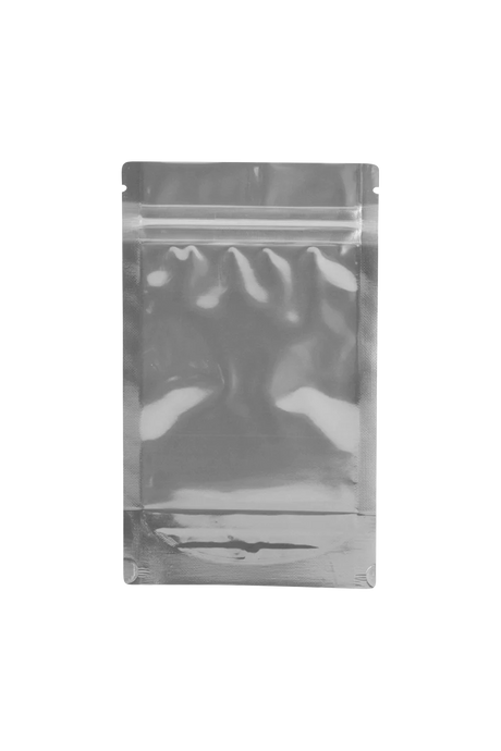 Cannaline Smell Proof Bag front view, transparent, food-grade material, for dry herbs, 50 pack