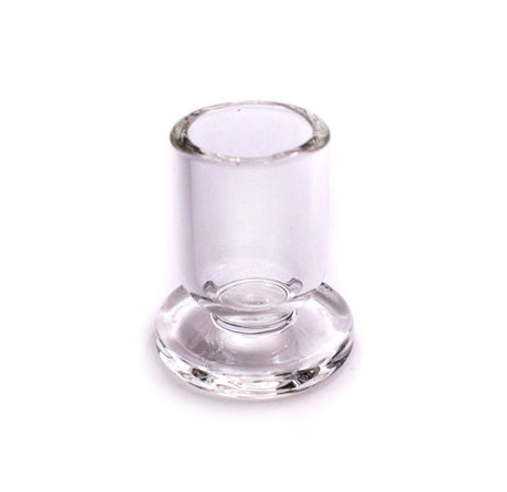 The Stash Shack Carb Cap Holder for Dab Rigs - Clear Glass, Top View