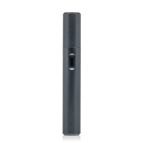 Cartisan Pillar Vaporizer in sleek black, front view on a seamless white background