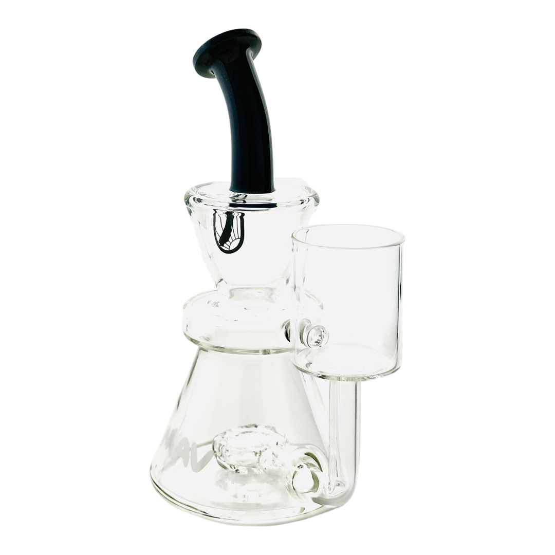 MAV PRO Catalina Proxy Rig in Acadian Night Blue with clear beaker base - Front View