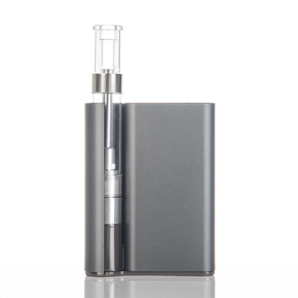 CCELL Palm Cartridge Vaporizer in Grey - 550mAh with Sleek Design, Front View