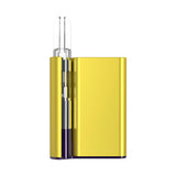CCELL Palm Cartridge Vaporizer in Radiant Yellow, 550mAh, compact design for concentrates, front view