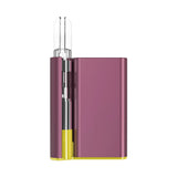 CCELL Palm Cartridge Vaporizer in purple, 550mAh battery, front view on white background
