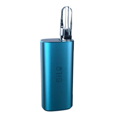 CCELL Silo Auto Draw Cartridge Vaporizer 500mAh in Blue, front view on a white background