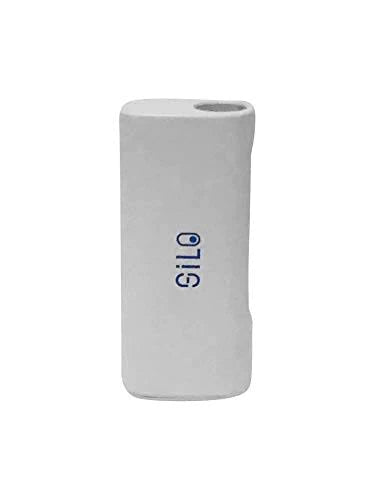 CCELL Silo Auto Draw Cartridge Vaporizer 500mAh in White - Front View
