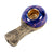 Celebration Pipes Lavastoneware Spoon Pipe in Lapis Lazuli Design - Top View