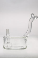 Thick Ass Glass CG420 7" Puck with 6 Hole Showerhead Percolator Side View on White Background