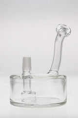 Thick Ass Glass CG420 7" Puck with 6 Hole Showerhead Percolator, 18MM Male Joint, Side View