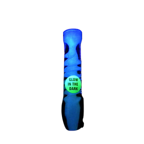 [TRANSPARENT] Chameleon Glass - Afterglow Chillum Glow in the Dark | Dank Geek
