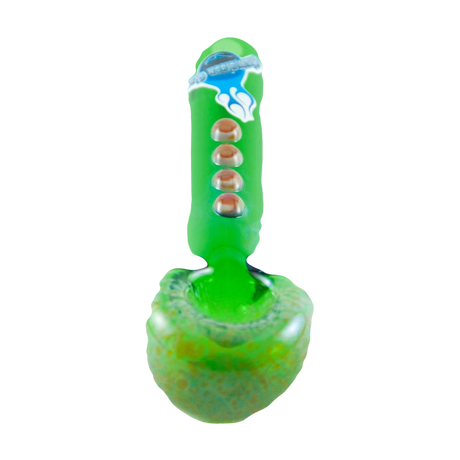 Chameleon Glass Itty Bitty Fritty Hand Pipe, Compact Size, USA Made - Front View