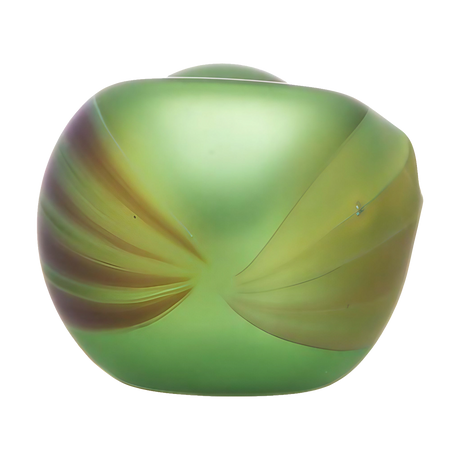 Chameleon Glass Northern Lights Spoon Pipe - Heavy Wall Glass with Swirl Design