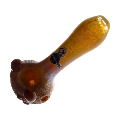 Chameleon Glass Teddy Bear Borosilicate Glass Pipe Side View