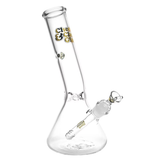 Cheech & Chong Glass Basketball Jones Chillax Beaker Water Pipe | Clear | 12" | 14mm F | Licensed Gift Box Included