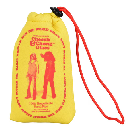 Cheech & Chong Glass Happy Herbs Spoon Pipe | 4.5"