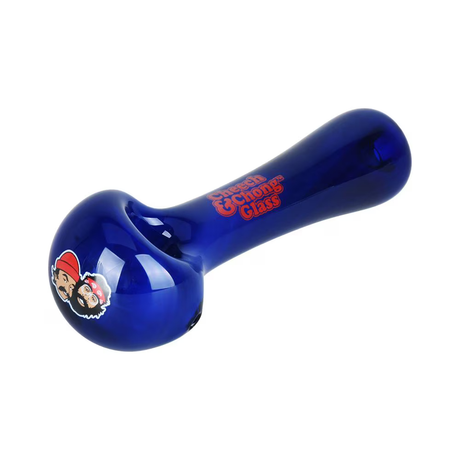 Cheech & Chong Glass Happy Herbs Spoon Pipe | 4.5"