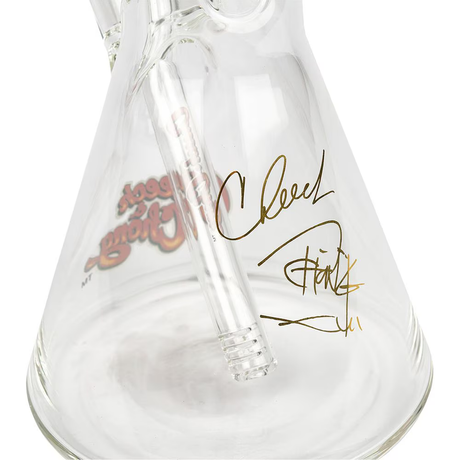 Cheech & Chong Glass Parked Beaker Water Pipe | 15" | 14mm F | Licensed Gift Box Included