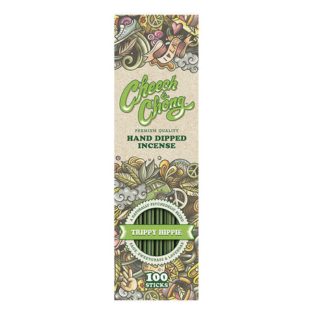 Cheech & Chong Trippy Hippie Hand-Dipped Incense Pack - 100 Sticks Front View