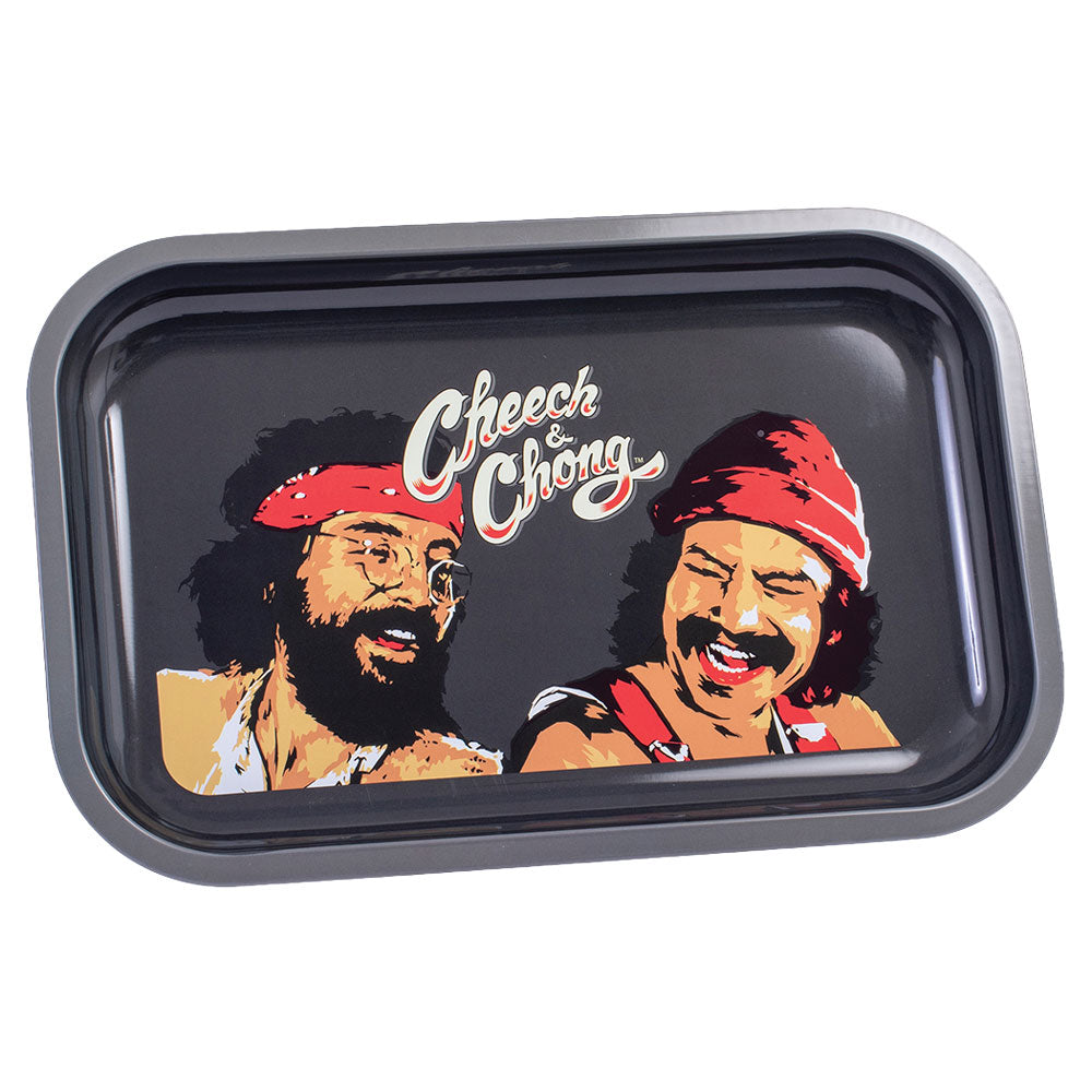Cheech & Chong Herb Rolling Tray & Lid  Red Faces - Pulsar – Pulsar  Vaporizers