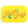 Pulsar Cheech & Chong Magnetic Rolling Tray Lid with Yellow Logo, Medium 11" x 7" Top View