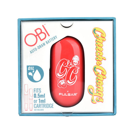 Cheech & Chong x Pulsar Obi Vape Battery in Box, 650mAh, for Concentrates, Front View