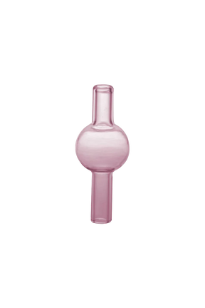 Assorted Colors Chemical Thermal Bubble Carb Cap for Dab Rigs, Front View on Seamless White
