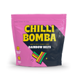 CHILLI BOMBA Rainbow Belts Candy 8oz package front view on a seamless white background