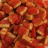 Close-up of Chilli Bomba Watermelon Slices 8oz with spicy coating