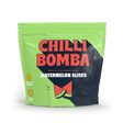 CHILLY BOMBA Watermelon Slices candy pack, 8oz, front view on white background