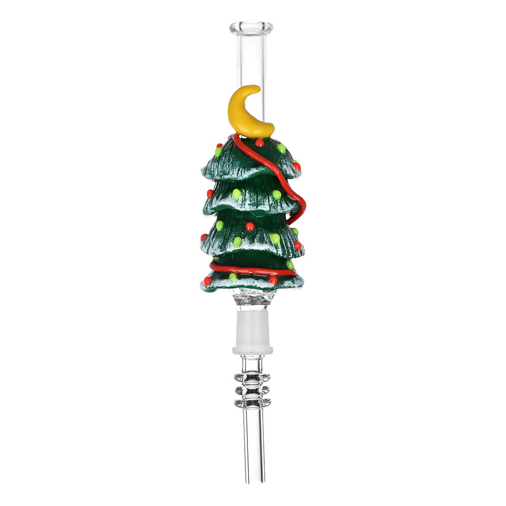 Christmas tree vape, leak-proof vape tank, festive vaping UAE - Christmas Tree Vapor Vessel w/ Quartz Tip - 7
