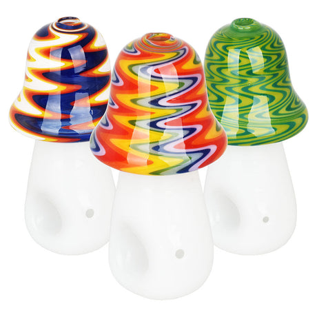 Chungus Fungus Shroom Hand Pipes | Borosilicate Glass | Unique Colorful Designs