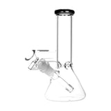 Classic 8" Beaker Water Pipe in Assorted Colors with 45 Degree Joint Side View