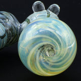 Clayball Glass "Dub-Bubb" Sherlock Double Bubbler, Heady Design, USA Made