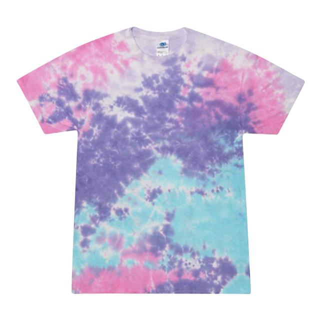 Buy Colortone Short Sleeve Tie-Dye T-Shirt - Reactive Rainbow