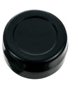Black silicone concentrate keeper, portable and closable design, for oils and wax storage