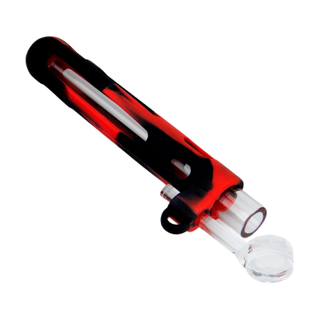 PILOT DIARY 2 IN 1 Concentrate Taster Pipe in Red - Side View on White Background