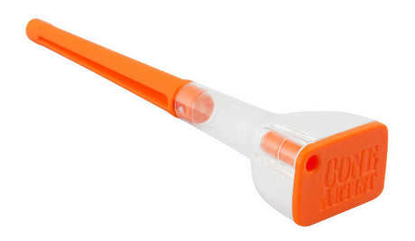 Cone Artist Roll and Fill Tool in orange, 12 pack, ideal for easy rolling, side view on white background