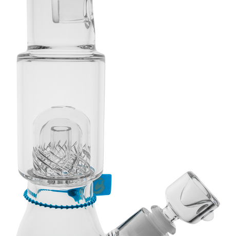 Cookies Beaker 2 Da Dome Bong in Borosilicate Glass with Glass on Glass Joint - Side View