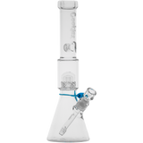 Cookies Beaker 2 Da Dome Bong with Glass on Glass Joint, Front View on White
