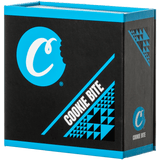 Cookies Bite Pipe packaging box with vibrant blue and black design