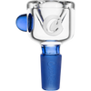 Cookies Classic Bong Bowl in Blue - Borosilicate Glass with 14mm Joint
