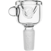 Cookies Classic Bong Bowl in Clear Borosilicate Glass with 14mm Joint and Side Handle