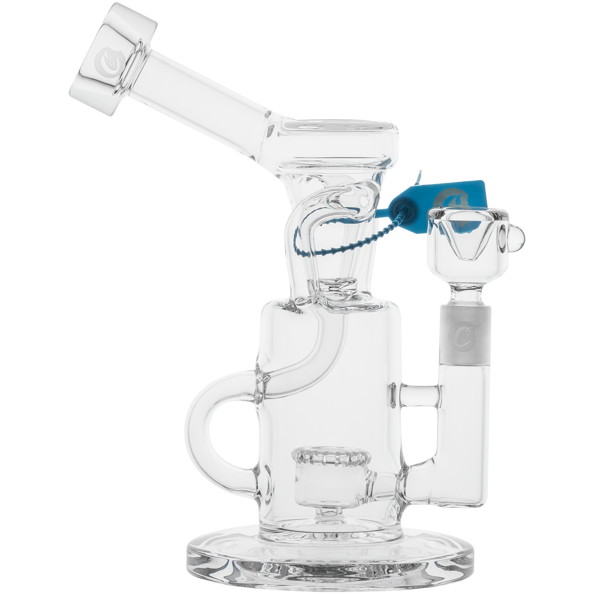 Cookies Doublecycler Dab Rig with Recycler Percolator, Borosilicate Glass, Front View